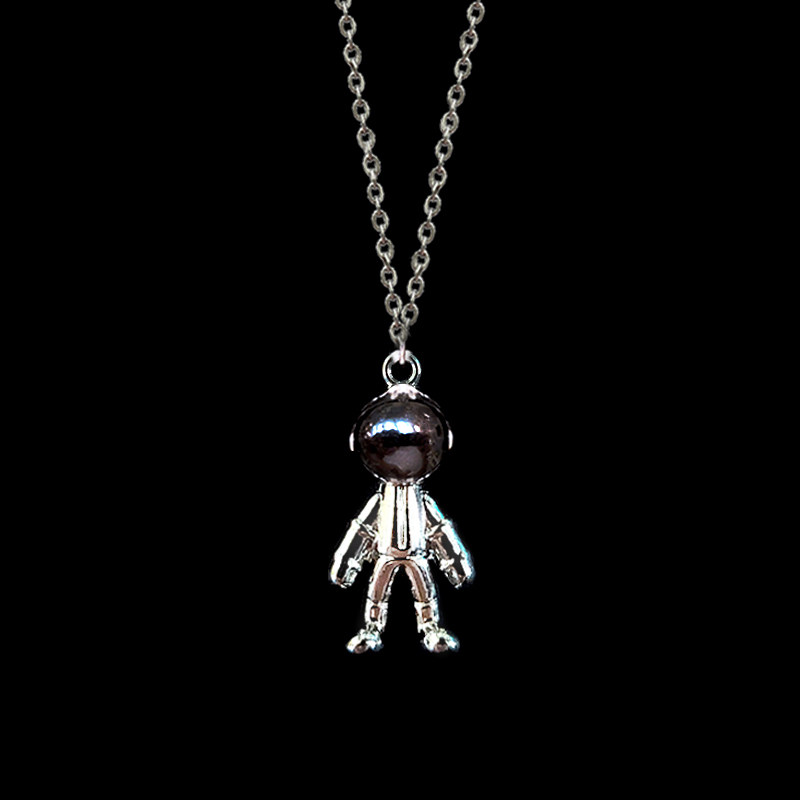 项链太空人男机器人女宇航员挂件潮嘻哈饰品情侣网红吊坠配饰链子在类目 饰品/流行首饰/时尚饰品新, 项链中 - 来自Buy2taobao.com提供专业的淘宝代购服务