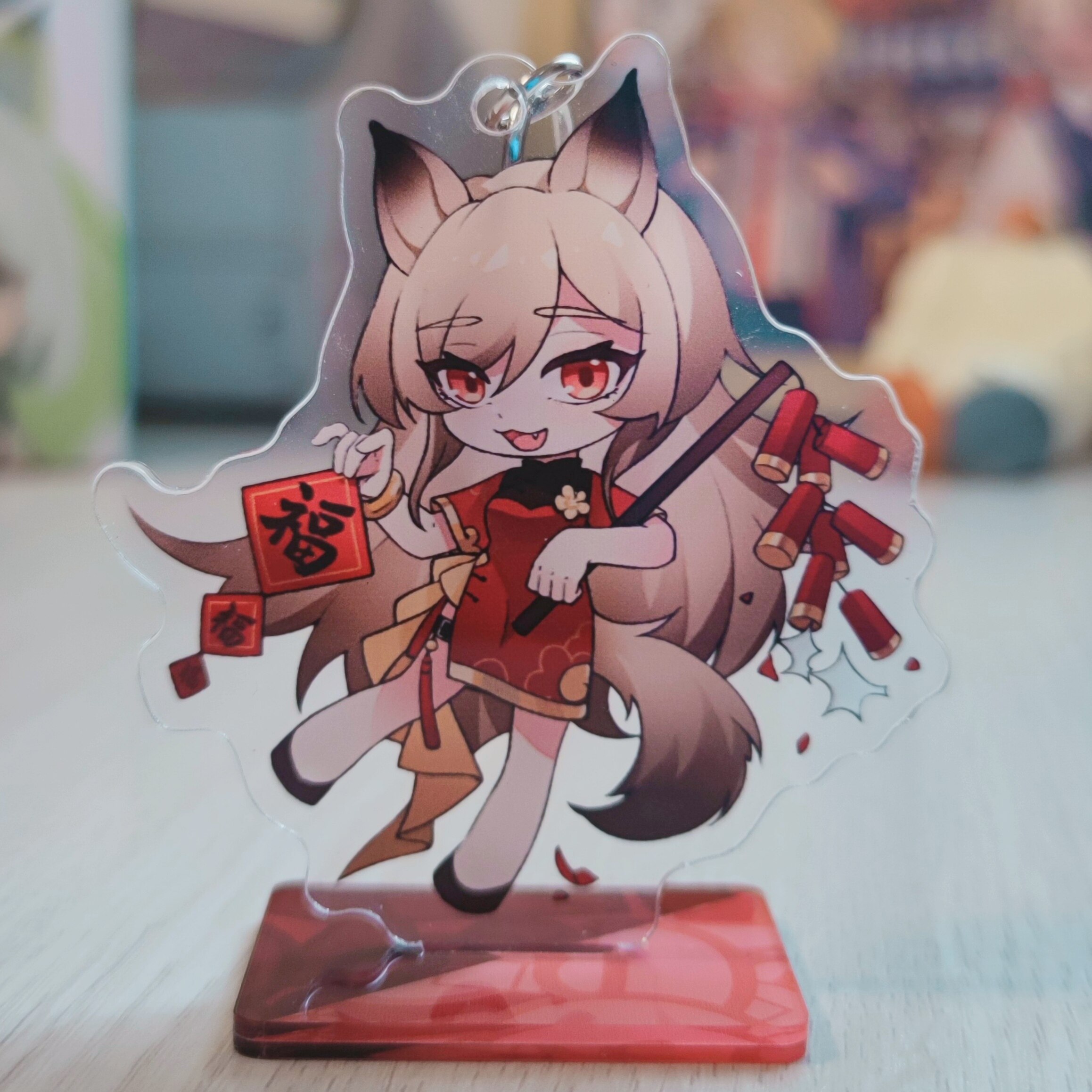 【现货】明日方舟 小刻贺新春系列 刻俄柏q版挂件立牌