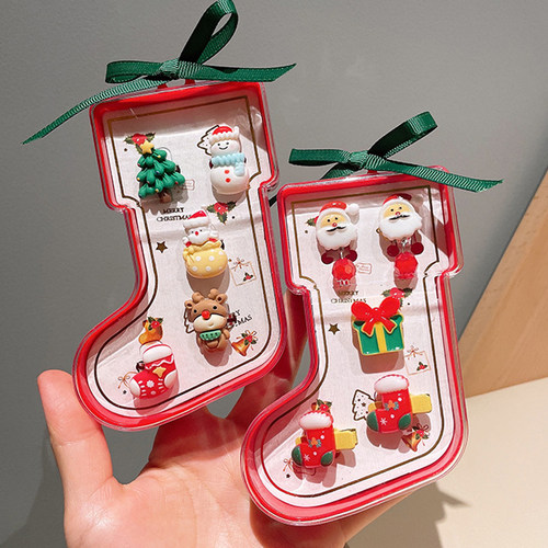 圣诞节幼儿园可爱女孩子饰品礼物