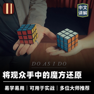 培根魔术 悖论魔方 Crazy Sam's Paradox Cube 近景魔方还原道具