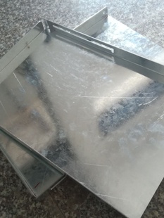 直销镀锌板定做白铁皮盒子304不锈钢托盘铁片加工定制激光切割加