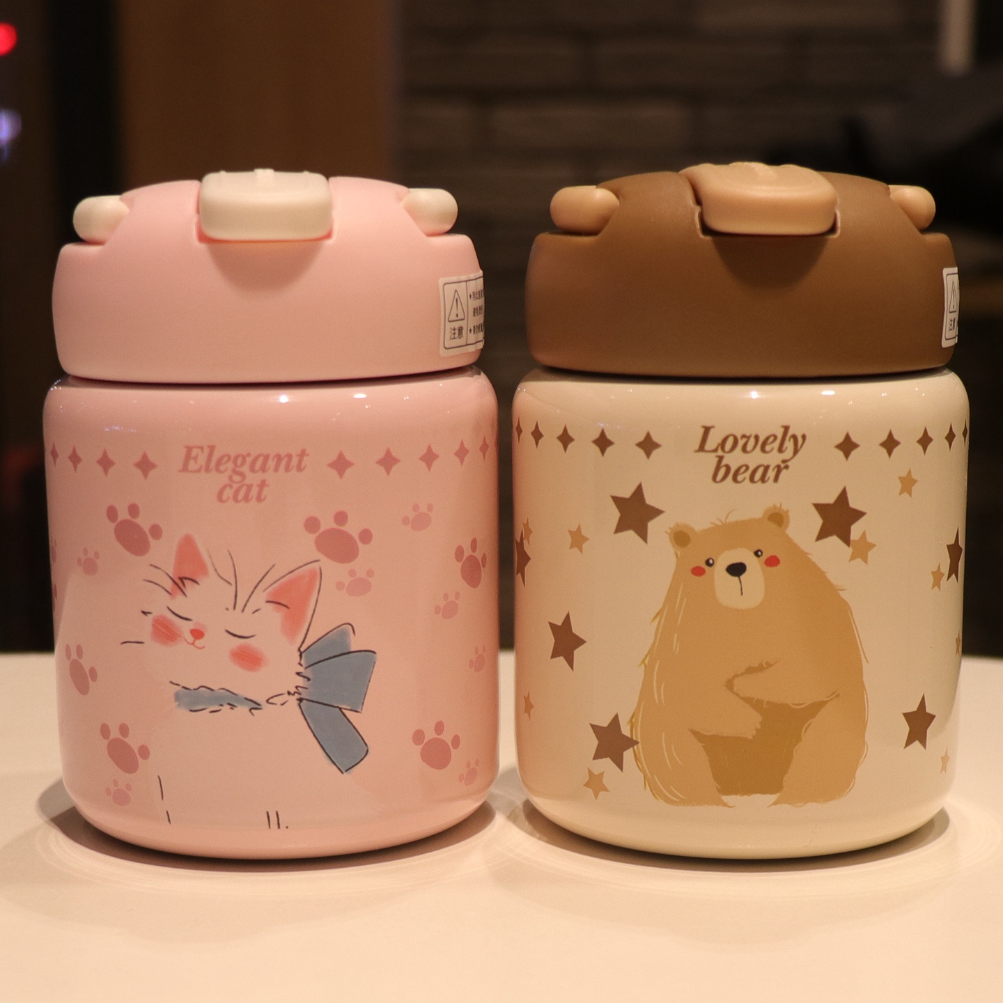 316不锈钢保温水杯宽口吸管杯