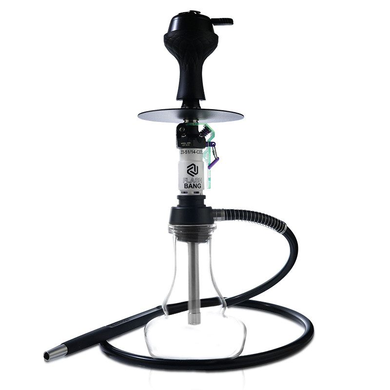 阿拉伯水烟Hookah单管Amotion Flash Bang酒吧用德国不锈钢水烟壶