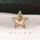 衣服毛衣饰品 复古小星星～可爱卡通精致胸针 做旧别针 礼物礼盒