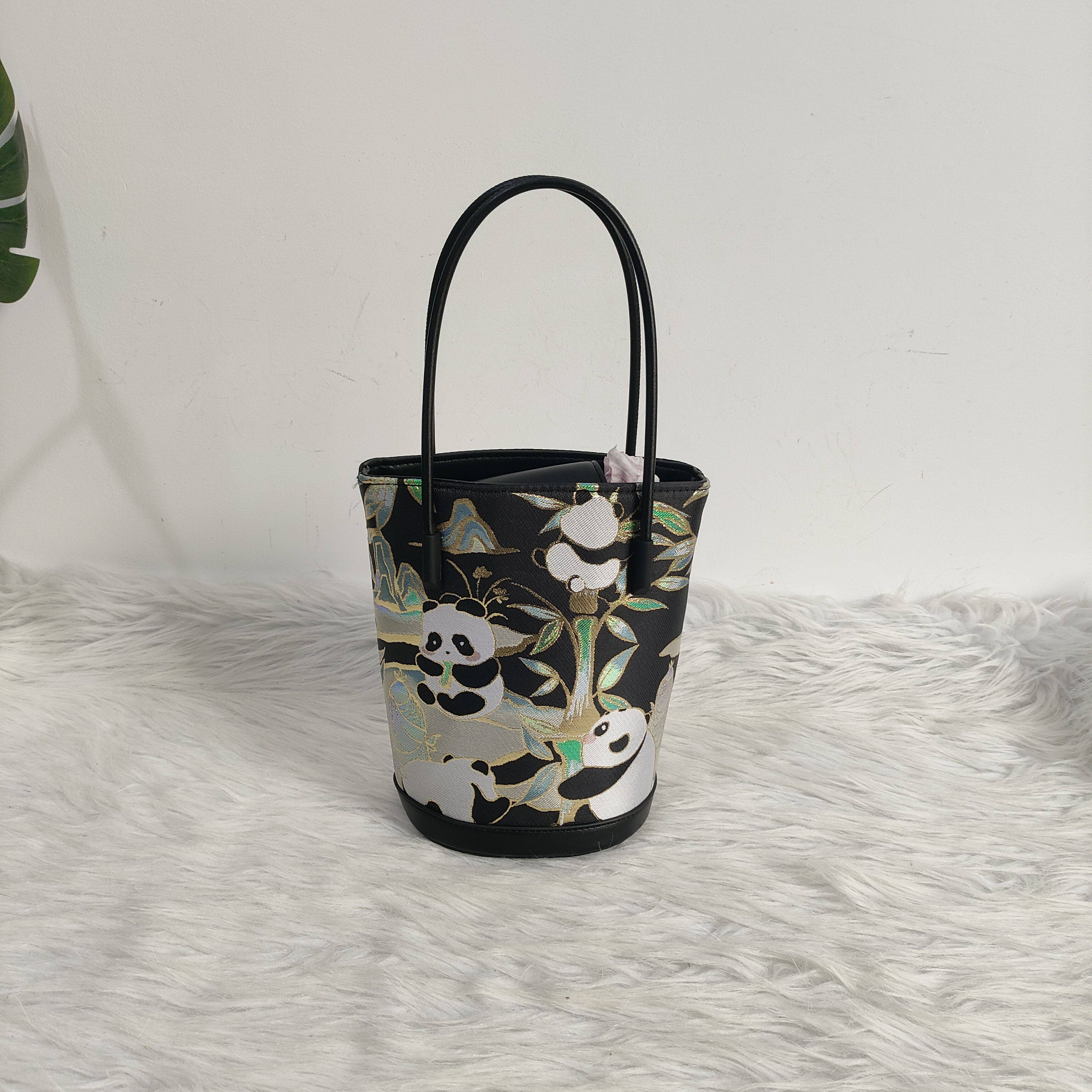 国风包包汉服旗袍配饰包包皮质小托特斜挎手提手提包日常百搭款