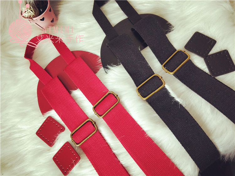 艾米米手作 手工DIY編織輔料帆布仿皮包帶雙肩背帶背包配件包肩帶在類目 服飾配件/皮帶/帽子/圍巾, 鞋包/皮帶配件, 包配件, 包帶中 - 來自Buy2taobao.com提供專業的淘寶代購服務