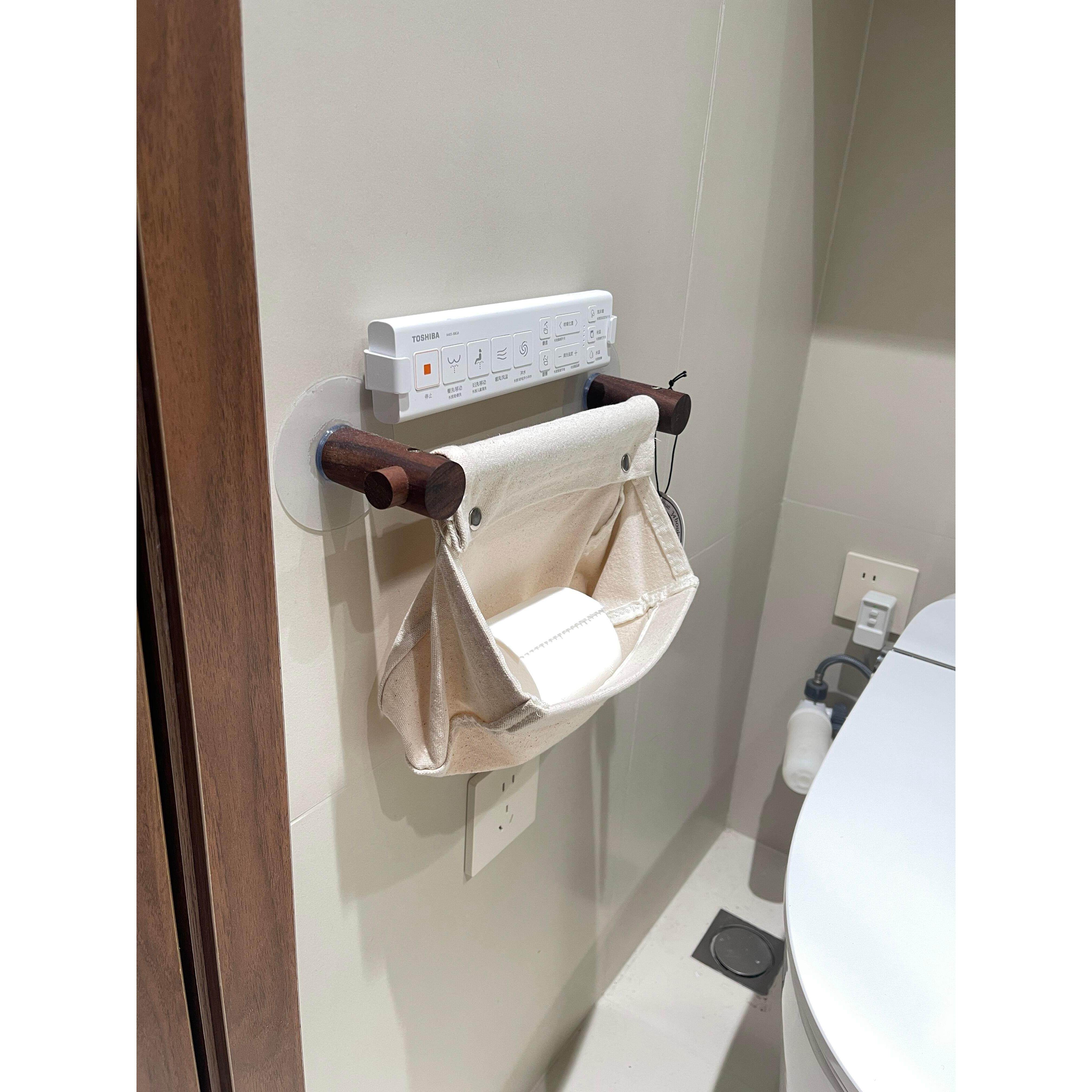 极简主义|免打孔卷纸架吸盘纸巾架卫生间厕纸盒厕所纸巾盒置物架