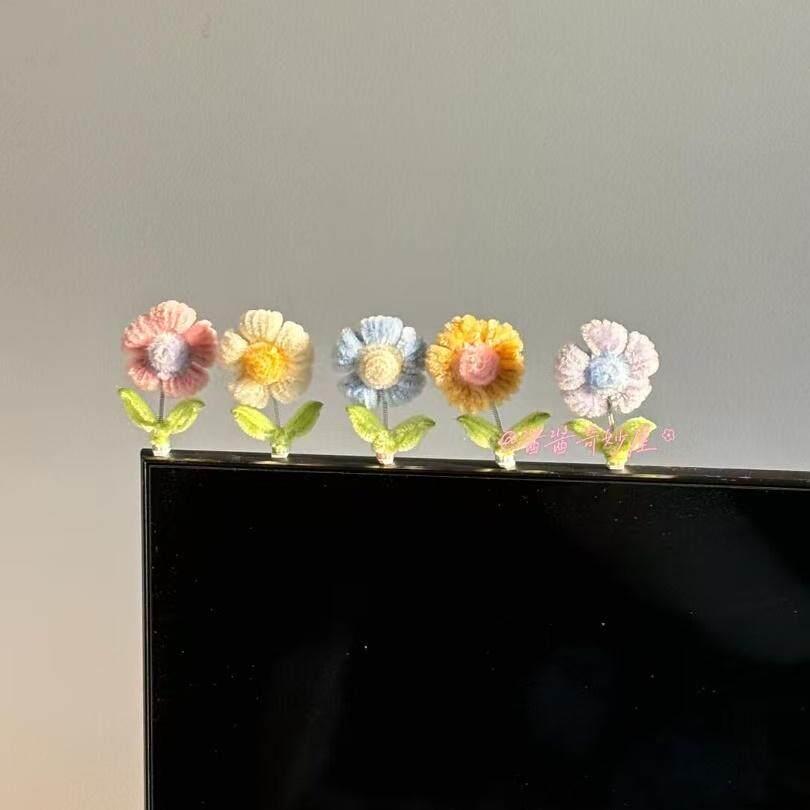 泡芙摇摇乐电脑装饰小配件手工diy材料包治愈解压工位办公室摆件