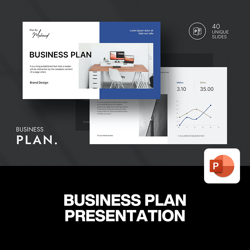 40页时尚商业方案计划书工作汇报小结融资提案市场分析ppt模板