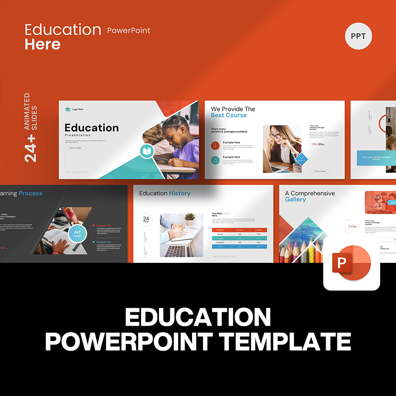 24页时尚简约学校教育学习课程培训辅导课件提案介绍ppt演示模版