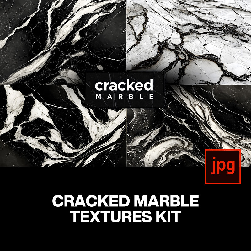 20款真实黑白根大理石肌理纹理背景底纹材质贴图高清图片设计素材