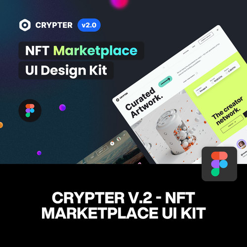 NFT交易市场电商购物网站移动ui界面设计套件fig设计素材源文件