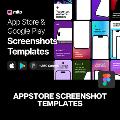 15款苹果安卓谷歌应用商店App软件卖点介绍广告排版设计fig模板