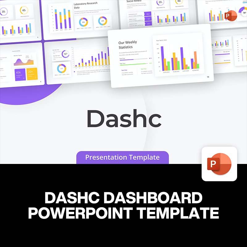 30款双配色仪表盘后台信息大数据分析汇报统计柱状图表ppt模板