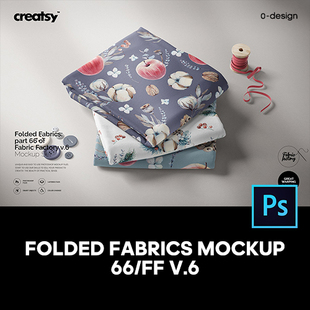 全棉磨毛布料面料床单家纺印花图案设计贴图ps样机素材展示效果图