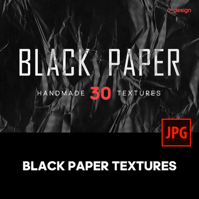 30款复古风黑色褶皱折痕做旧粗糙纸张海报纹理背景底纹图片素材