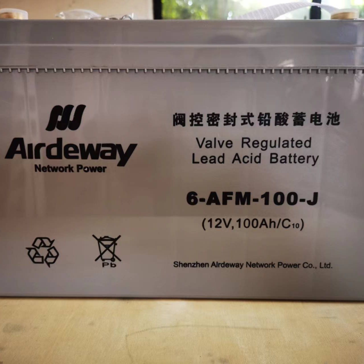 艾迪威AFM 系列阀控式密封蓄电池100AH