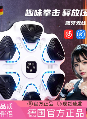 德国音乐拳击机拳击墙靶家用训练器儿童室内电子拳靶成人健身器材