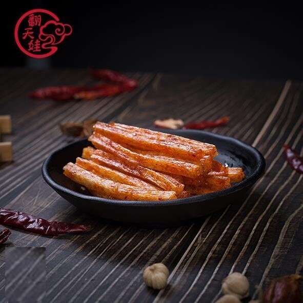 好吃的湖南农大翻天娃湖南农业大学辣条薯条农科院辣条零食麻辣儿