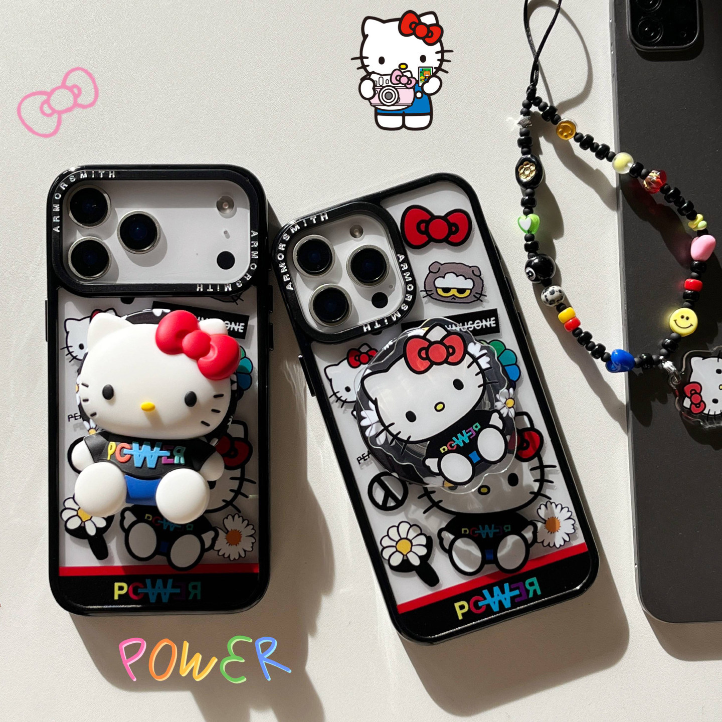 权志龙GD同款hellokitty磁吸支架适用iPhone17p