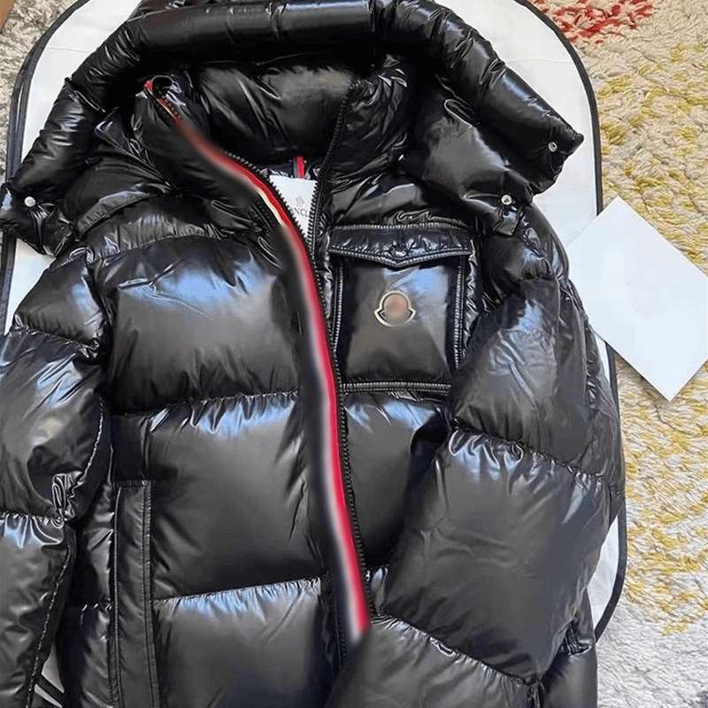 潮牌高端可拆卸连帽亮面羽绒衣男士冬季高级感加厚防寒面包服外套,男装,羽绒服,淘宝优惠券,粉丝福利购,淘宝优惠卷