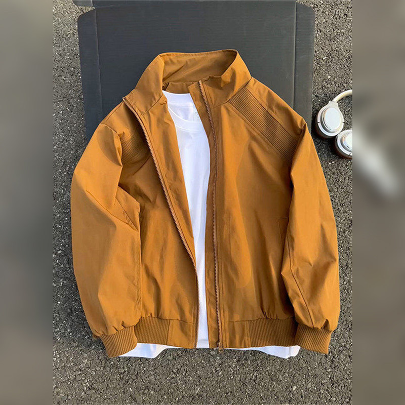 潮牌美式三防正肩解构短款工装外套男春季2026新款夹克立领棒球服
