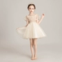 Cô bé sinh nhật chủ nhà cô gái công chúa nước ngoài ăn mặc trẻ em catwalk váy fluffy piano trang phục mùa thu - Váy trẻ em áo trẻ em