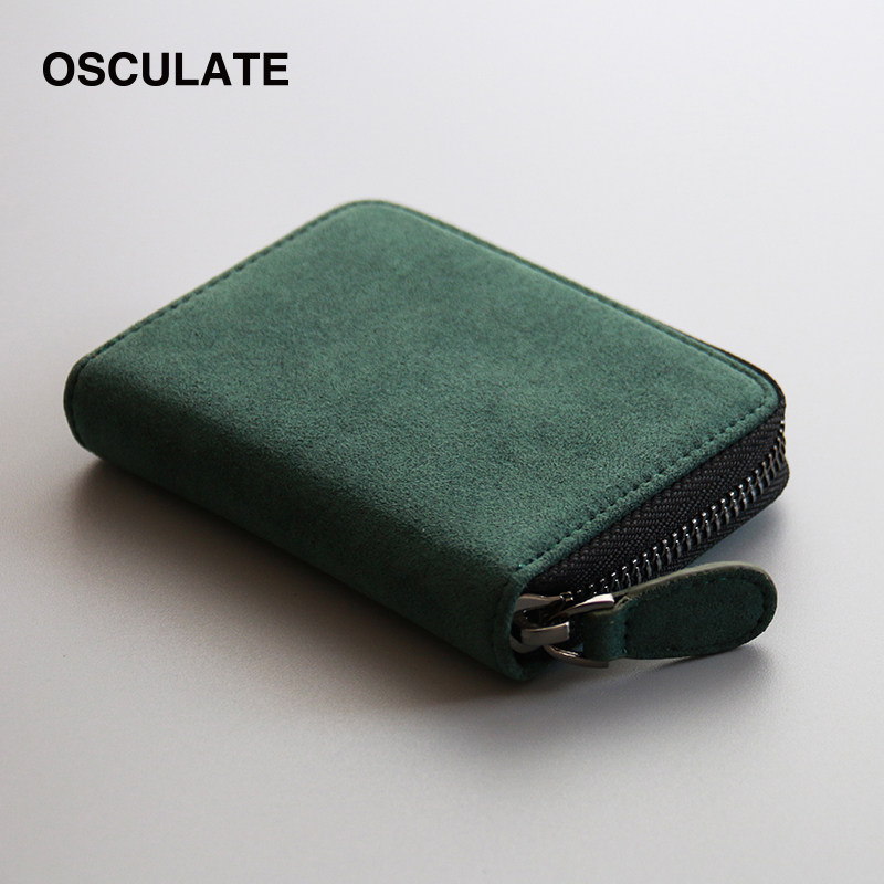 高档大容量多功能拉链小卡包男士