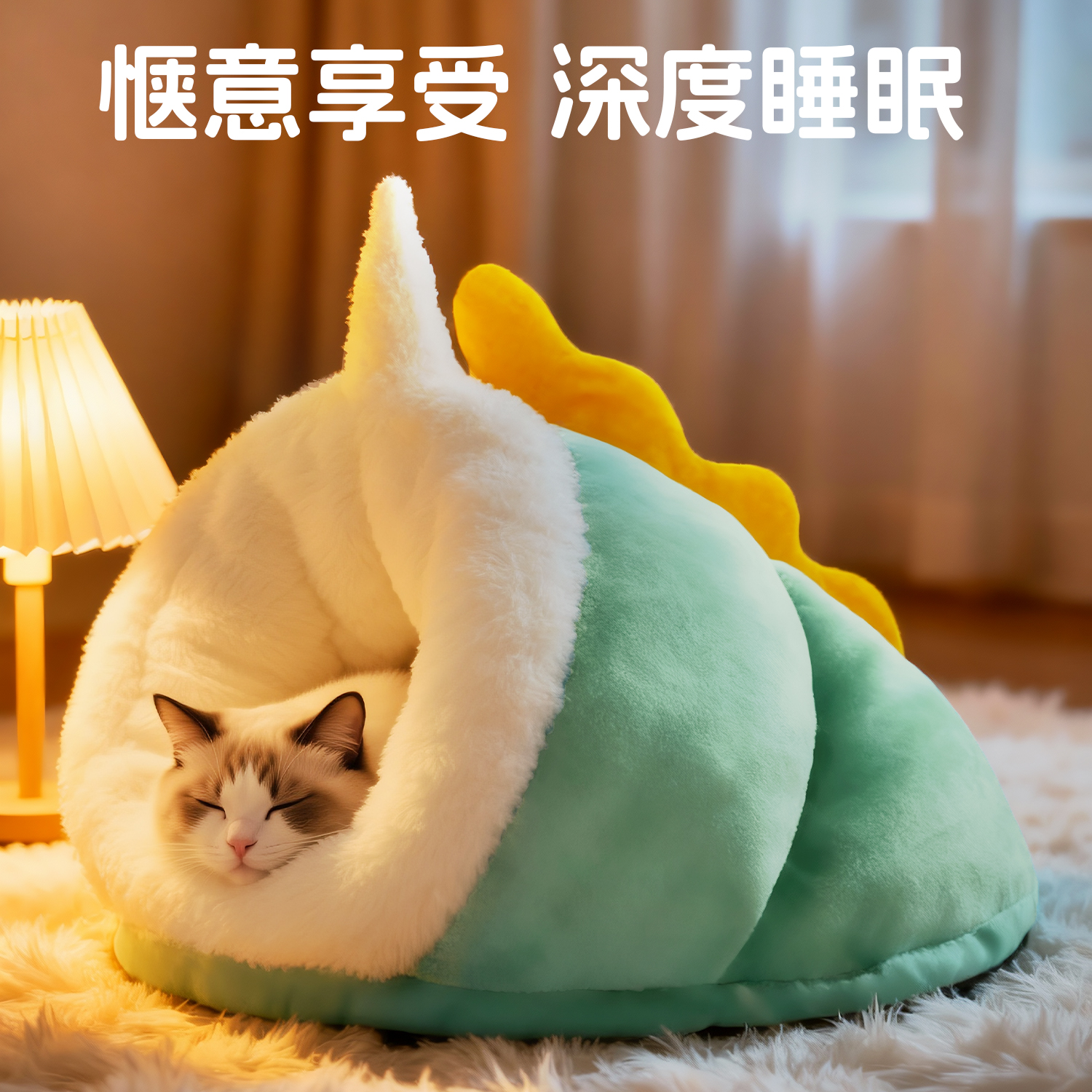 猫窝冬季保暖封闭式猫咪安全感窝