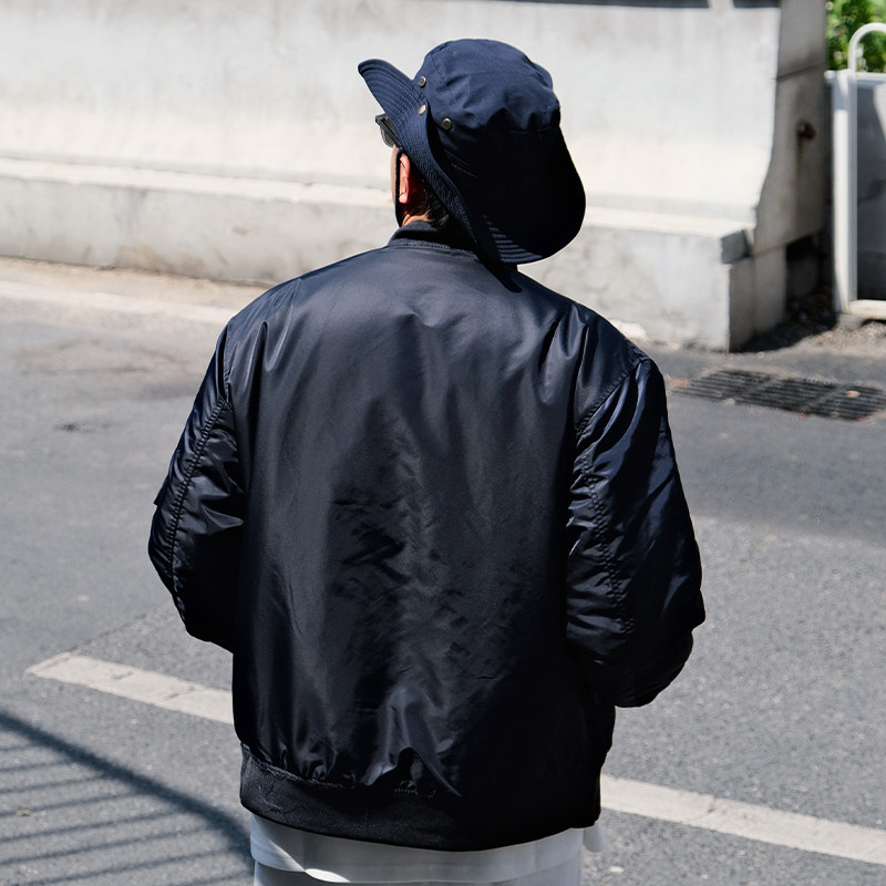 复古棉衣棒球服男行政宽松加厚活页解构空军飞行夹克MY005P125,男装棉衣,电商A400（原B301）