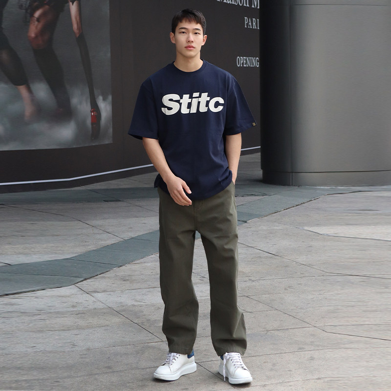 简约美式复古工装长裤男流行直筒休闲裤潮KZ0001P75,男装休闲裤,电商A400（原B301）