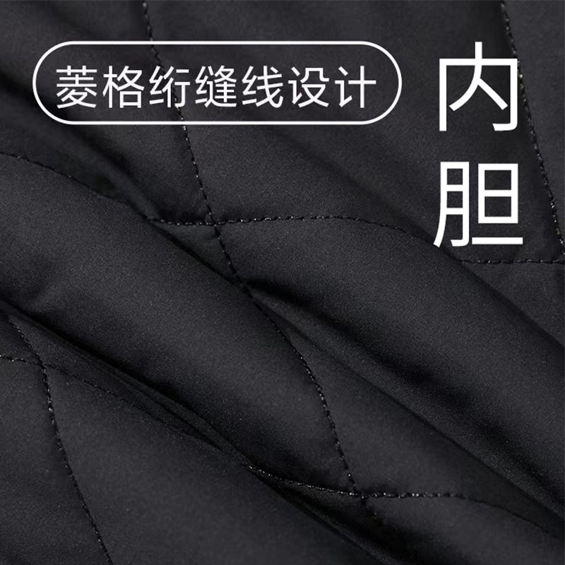 翻领男日系街头潮流基础黑色棉服教练夹克JK05常规P105加棉款P125,男装棉衣,电商A400（原B301）
