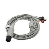 迈瑞6针 监护仪配件 5导扣子 兼容迈瑞心电导联线 冲钻现货供应