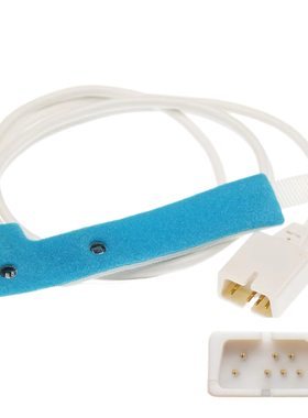 供应兼容迈瑞奈普特nellcor7针数字 一次性血氧探头 SPO2蓝色海绵