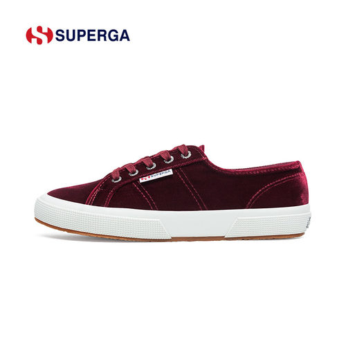 SUPERGA休闲鞋天鹅绒平底板鞋