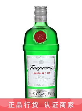 添加利金酒 伦敦干味金酒 Tanqueray Gin琴酒杜松子酒洋酒750ml