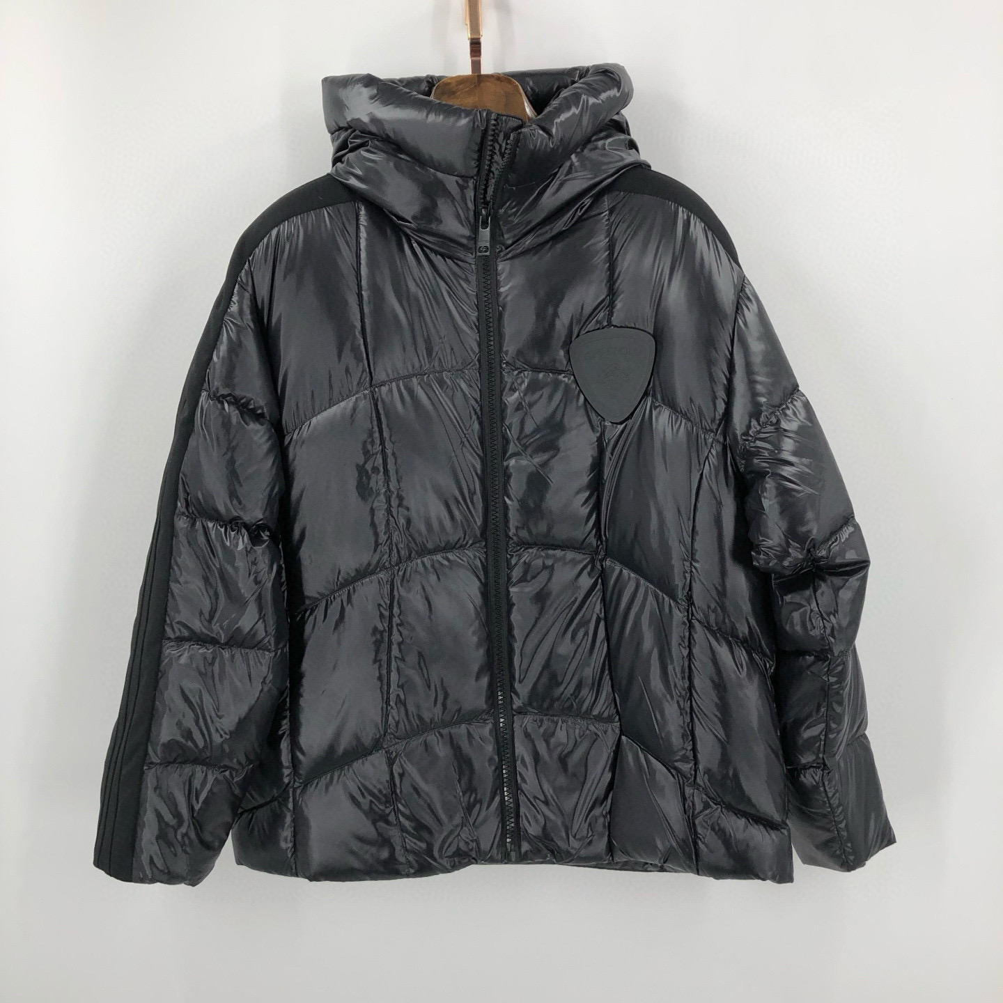 正品GF秋冬男士高端时尚休闲百搭潮流连帽羽绒服