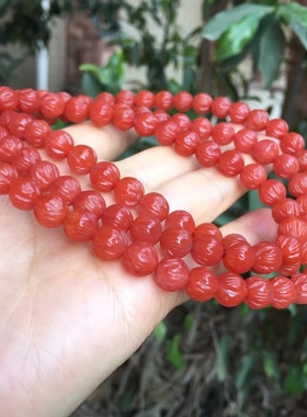 保山南红百香籽108珠多圈手链单珠多宝文玩饰品1234567890㎜手串