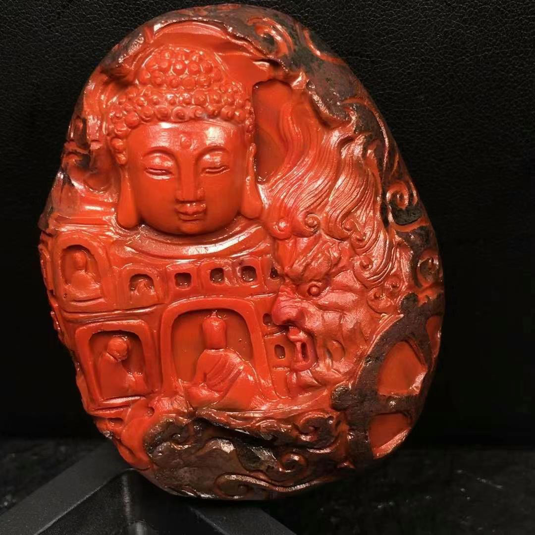 凉山南红包浆雕件观音吊坠多宝文玩饰品1234567890㎜手串手链满肉