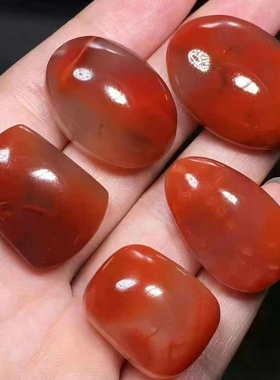 天然凉山南红玛瑙川料素坠吊坠挂件无事牌珠宝古玩收藏旧物件手串