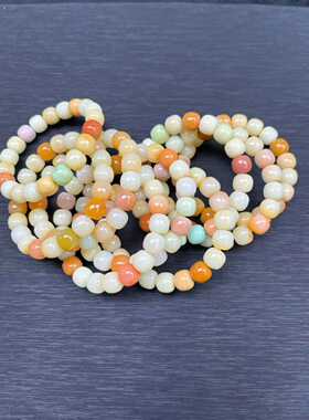 缅黄玉糖果老型10㎜手串实体店拿货实惠捡漏玉石饰品捡漏实惠男女