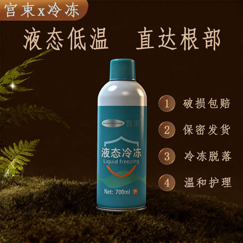 宫束液态冷冻700毫升大瓶液态非液氮喷雾家用专用低温在家自用款