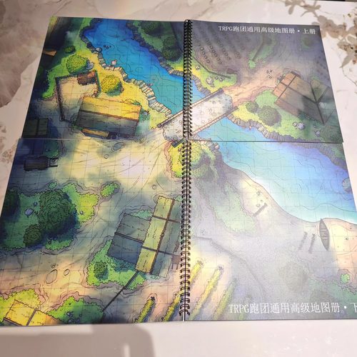 五年金牌老店龙与地下城DND多地形战斗地图通用地图上新