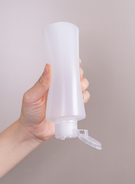 软管30ml100ml毫升翻盖透明挤压瓶子塑料瓶pe分装瓶颜料瓶沐浴露