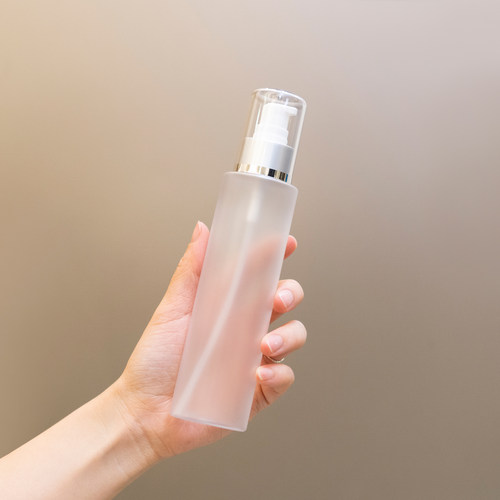 半透磨砂爽肤水卸妆油乳液按压瓶