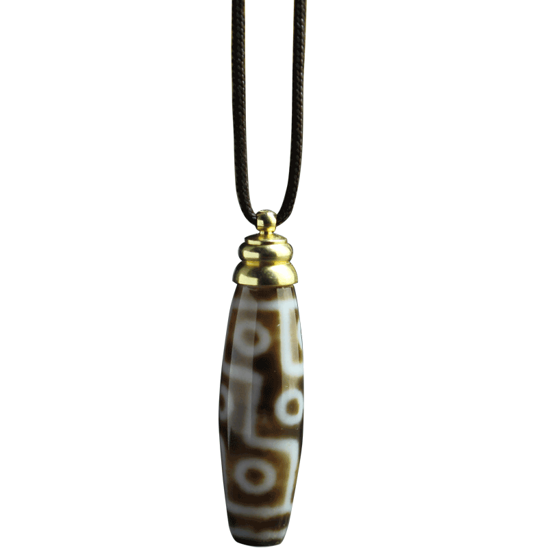 真品吊坠原石男女款藏族九眼天珠