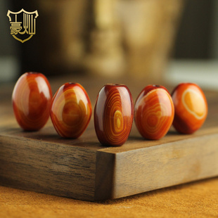 天珠吊坠天然西藏真品九页岩玛瑙原石缠丝药师项链男女款锁骨链子