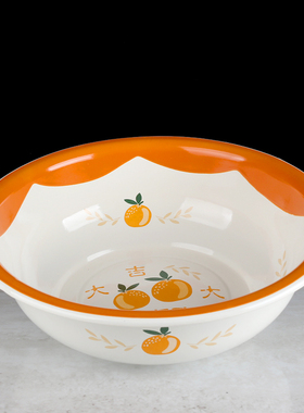 加厚搪瓷盆洗脸盆婴儿洗pp盆新生儿宝宝洗手盆成人内衣裤消毒铁盆