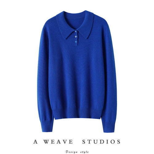 启超高端100%纯山羊绒衫