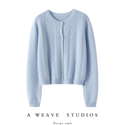 启超官方高端100%纯山羊绒衫